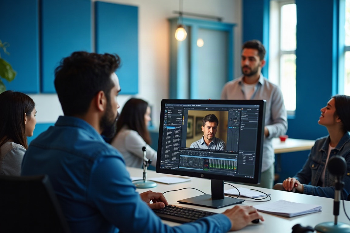 Producción audiovisual: trabajo del equipo de Axioma